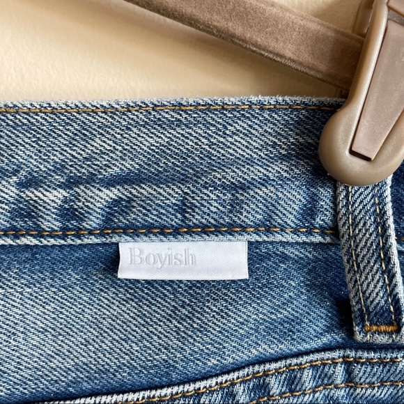 Boyish Tommy High Rise Straight Jeans in Room Service - Picture 9 of 12